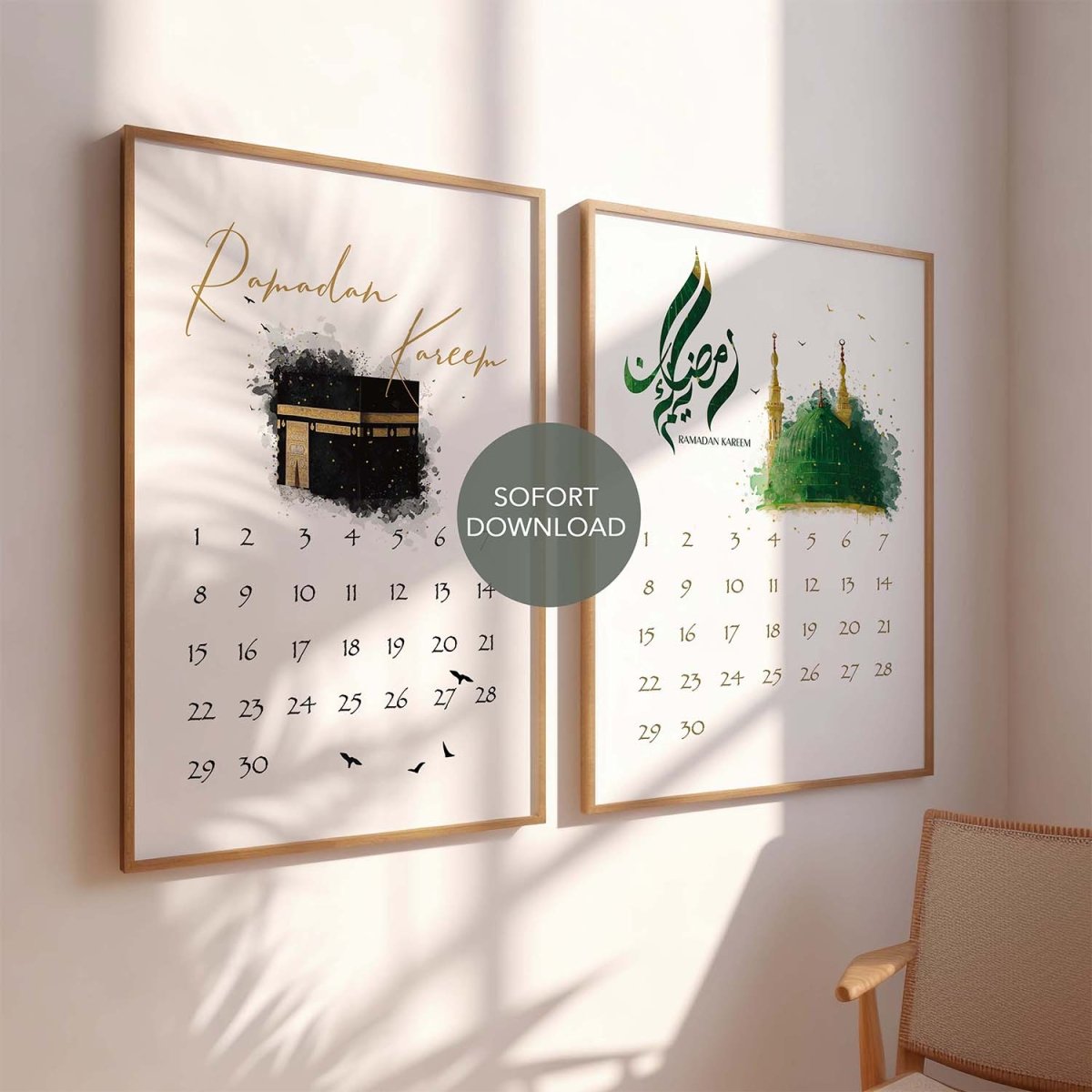 2 Kalender zum Ausdrucken - Wandschmuck - Shop.de