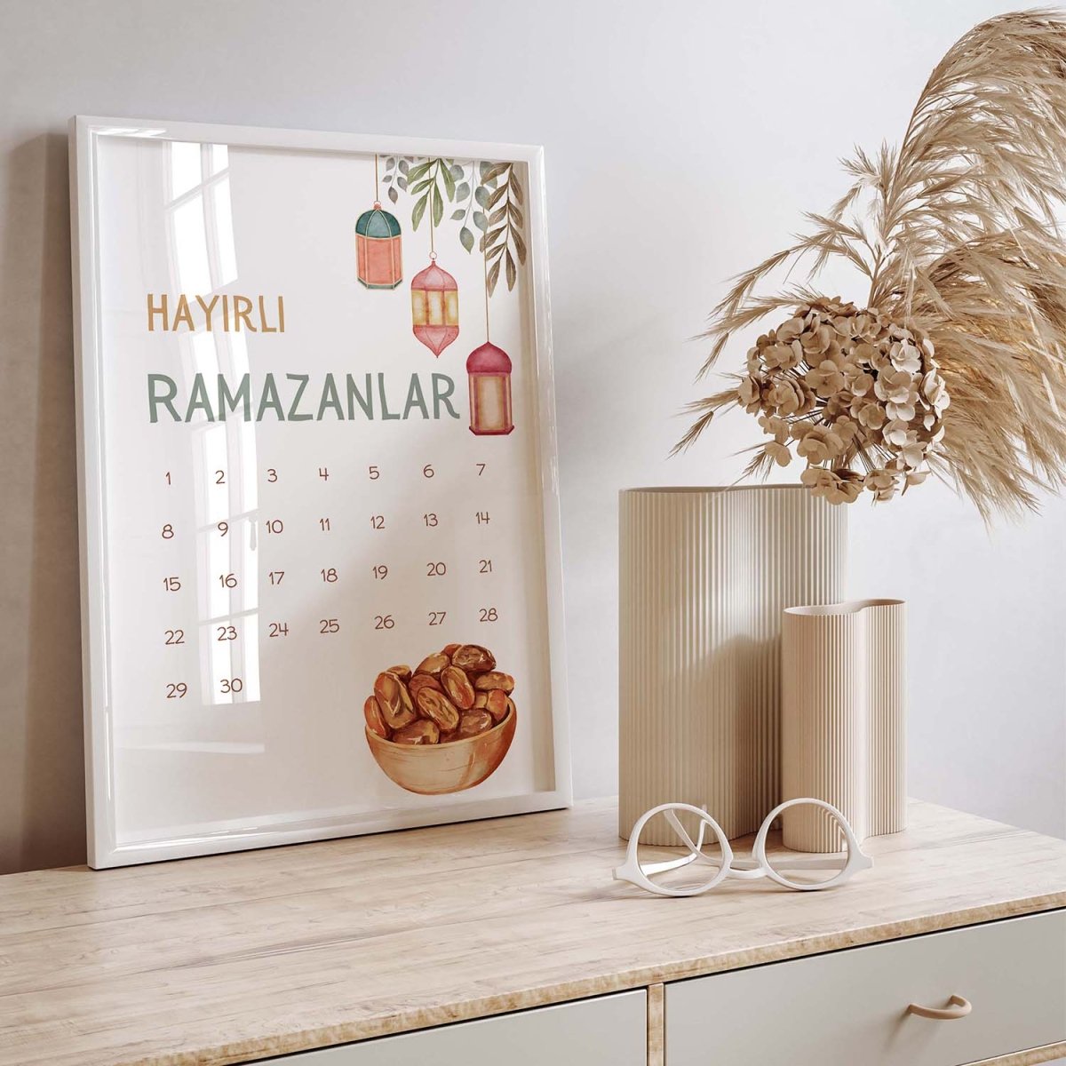 2 Ramadan Kalender Sofortausdruck - Wandschmuck - Shop.de