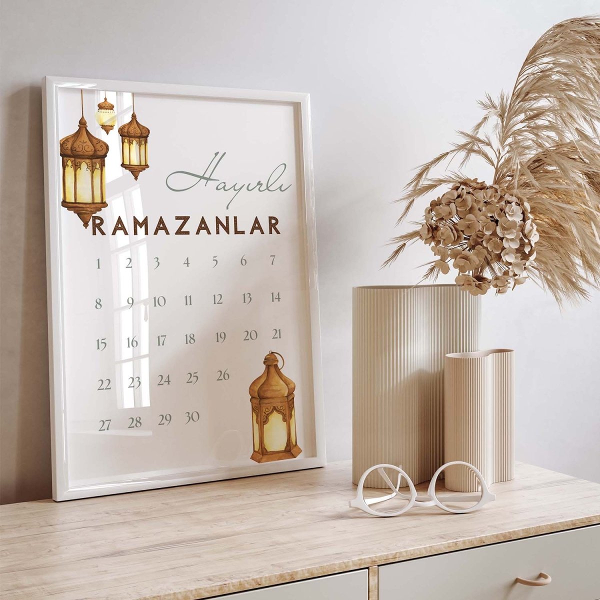 2 Ramadan Kalender zum Ausdrucken - Wandschmuck - Shop.de