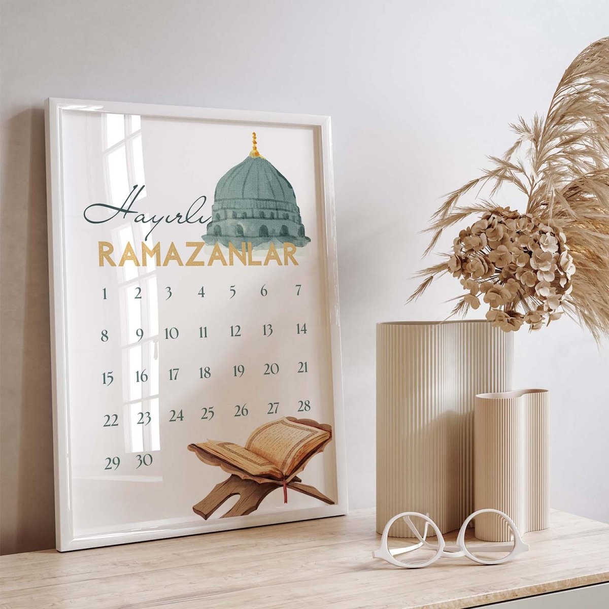 2 Ramadan Kalender zum Ausdrucken - Wandschmuck - Shop.de