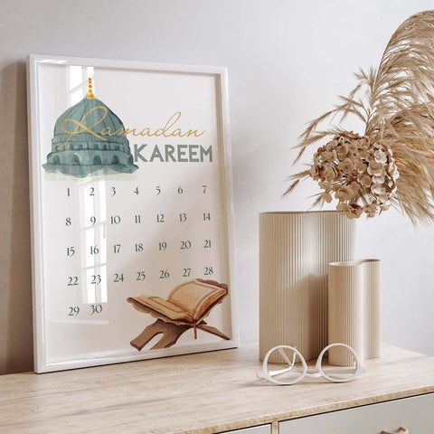 2 Ramadan Kalender zum Ausdrucken - Wandschmuck - Shop.de