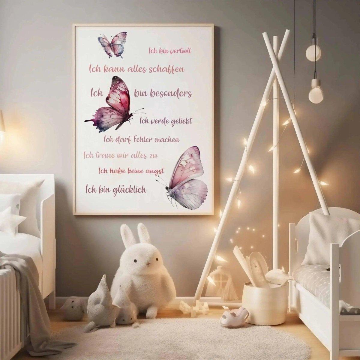 Affirmationsposter Kinder | deutsch - Wandschmuck-Shop.de