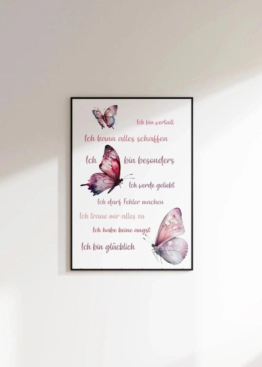 Affirmationsposter Kinder | deutsch - Wandschmuck-Shop.de