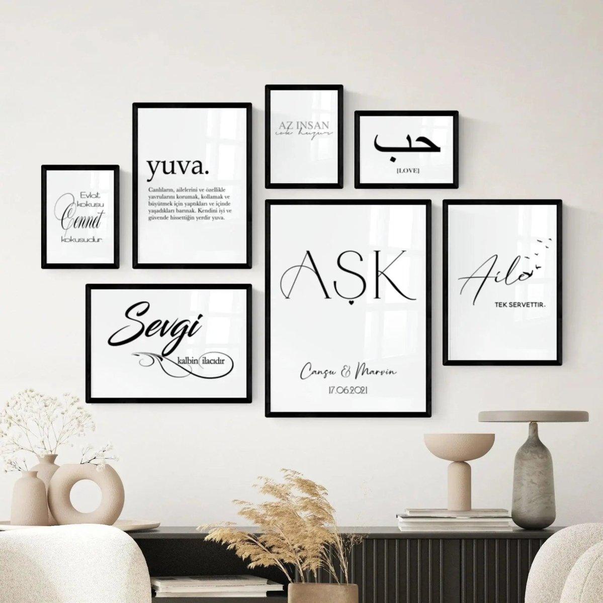 Ask - Set Liebe - Wandschmuck-Shop.de