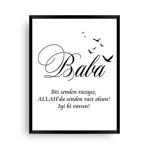 Baba | raziyiz Poster - Wandschmuck-Shop.de