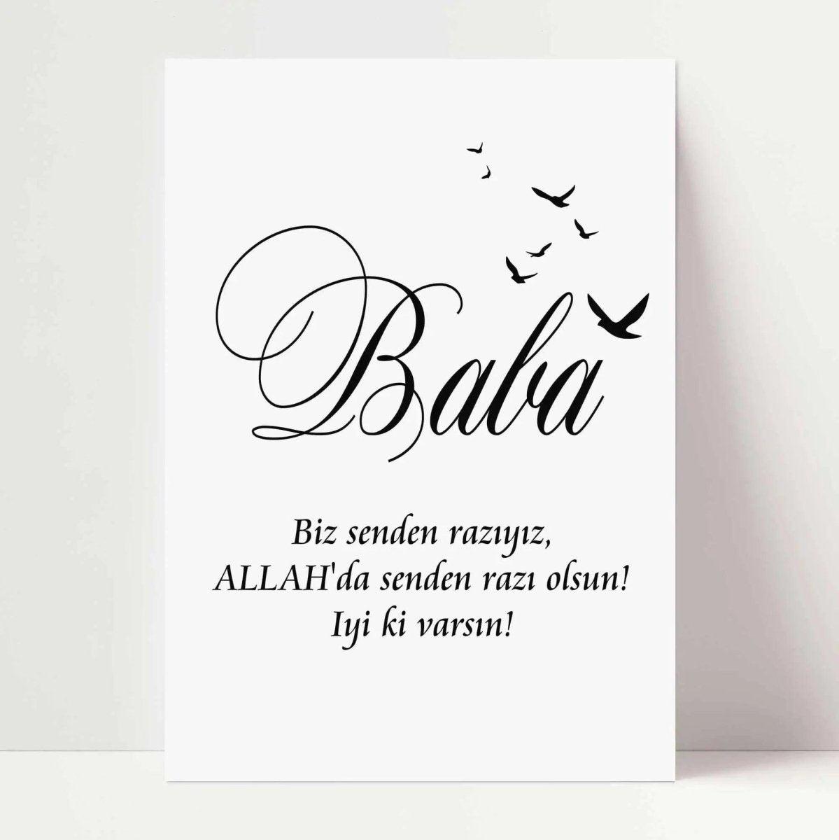 Baba | raziyiz Poster - Wandschmuck-Shop.de