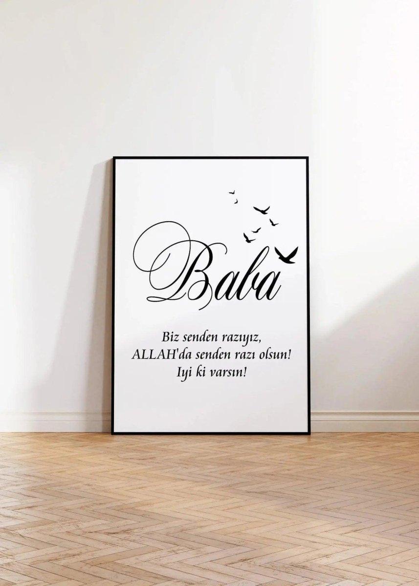 Baba Poster - Geschenke für deinen Vater - Wandschmuck-Shop.de