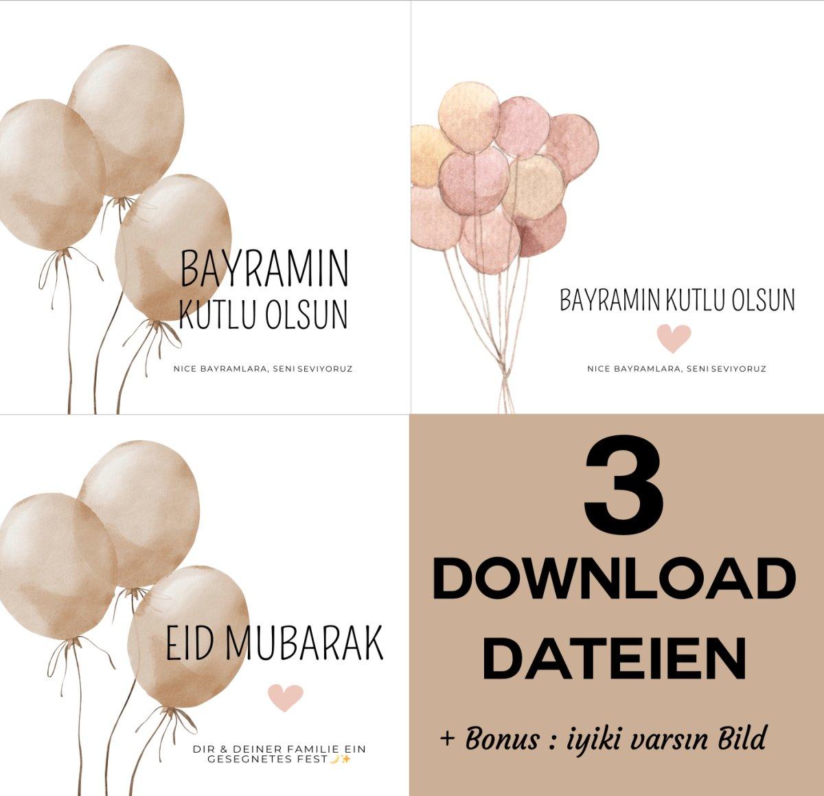 Bayram karten zum ausdrucken - Wandschmuck-Shop.de