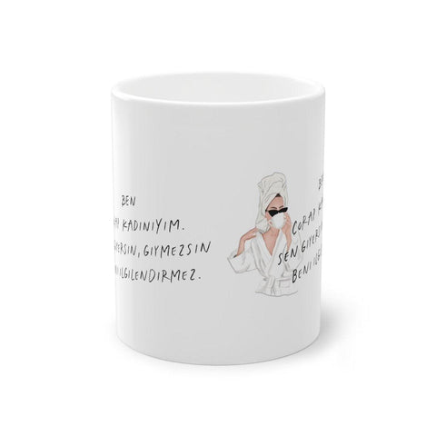 Ben çorap kadiniyim - Tasse - Wandschmuck-Shop.de