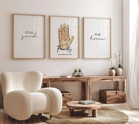 Bild im Wohnzimmer | Familienbild - Wandschmuck-Shop.de