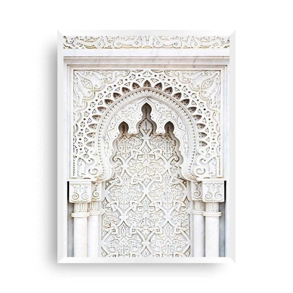 Bild Türbogen | Weiße Moschee | Türbogen - Wandschmuck-Shop.de