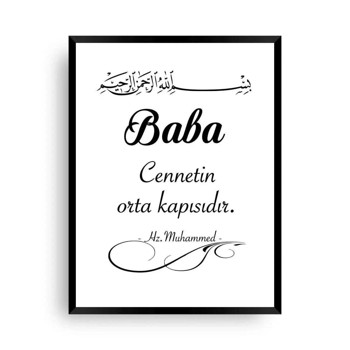 Bild Vater - Babaya hedyie - Wandschmuck-Shop.de