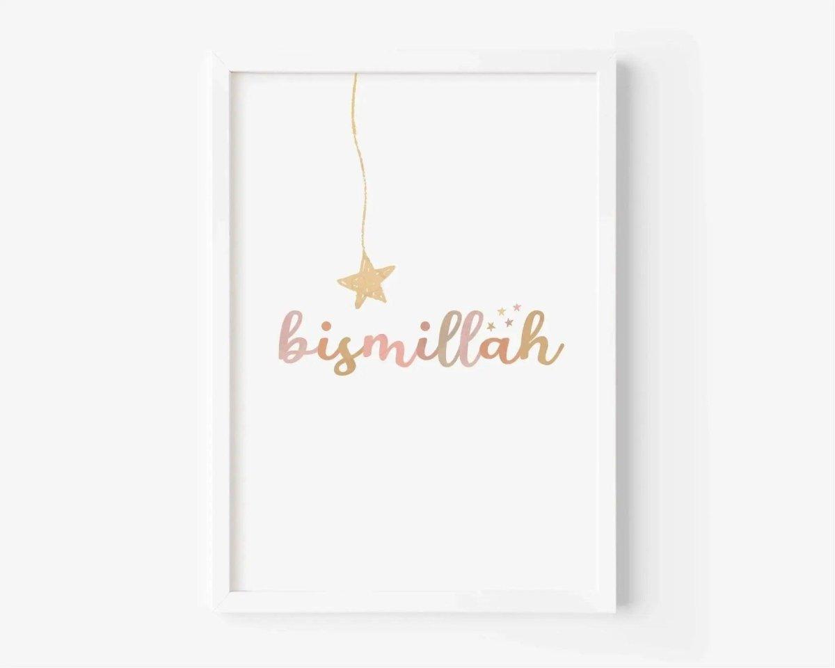 Bismillah Für Kinder - Wandschmuck-Shop - Wandschmuck-Shop.de