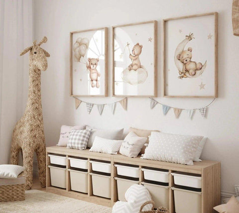 Cozy Teddy | Gemütlicher Teddybär | Teddybär Bilder - Wandschmuck-Shop.de