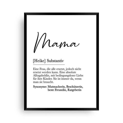 Definition von Mutter | Die Rolle einer Mutter erklärt - Wandschmuck-Shop.de