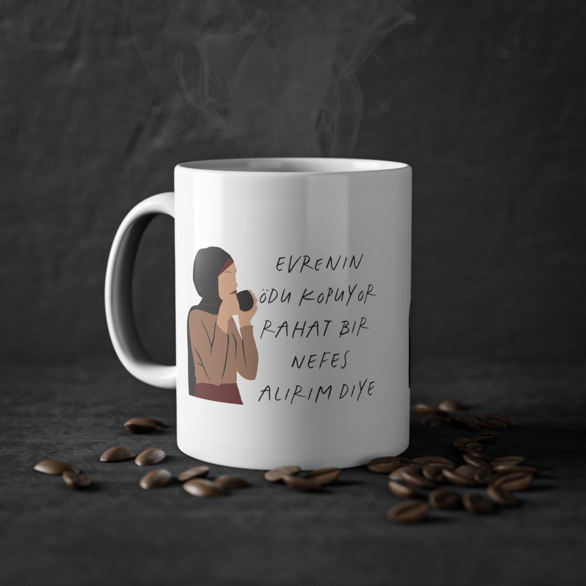 Evrenin ödü kopuyor Hijabi Tasse - Wandschmuck-Shop.de