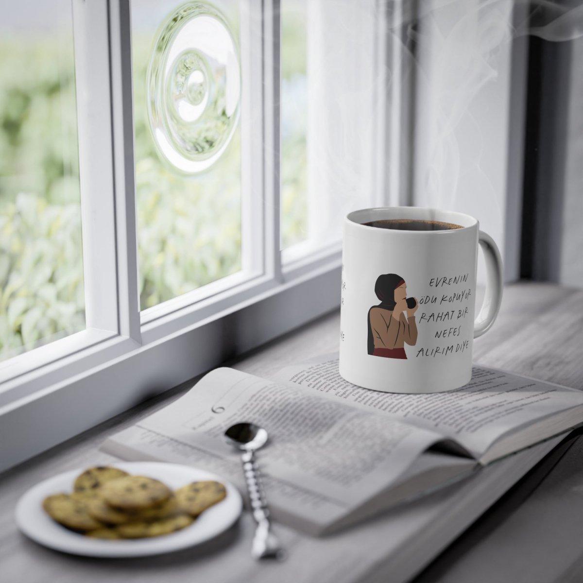 Evrenin ödü kopuyor Hijabi Tasse - Wandschmuck-Shop.de