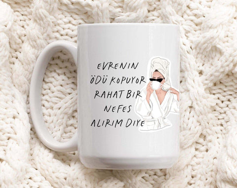 Evrenin ödü kopuyor Tasse - Wandschmuck-Shop.de