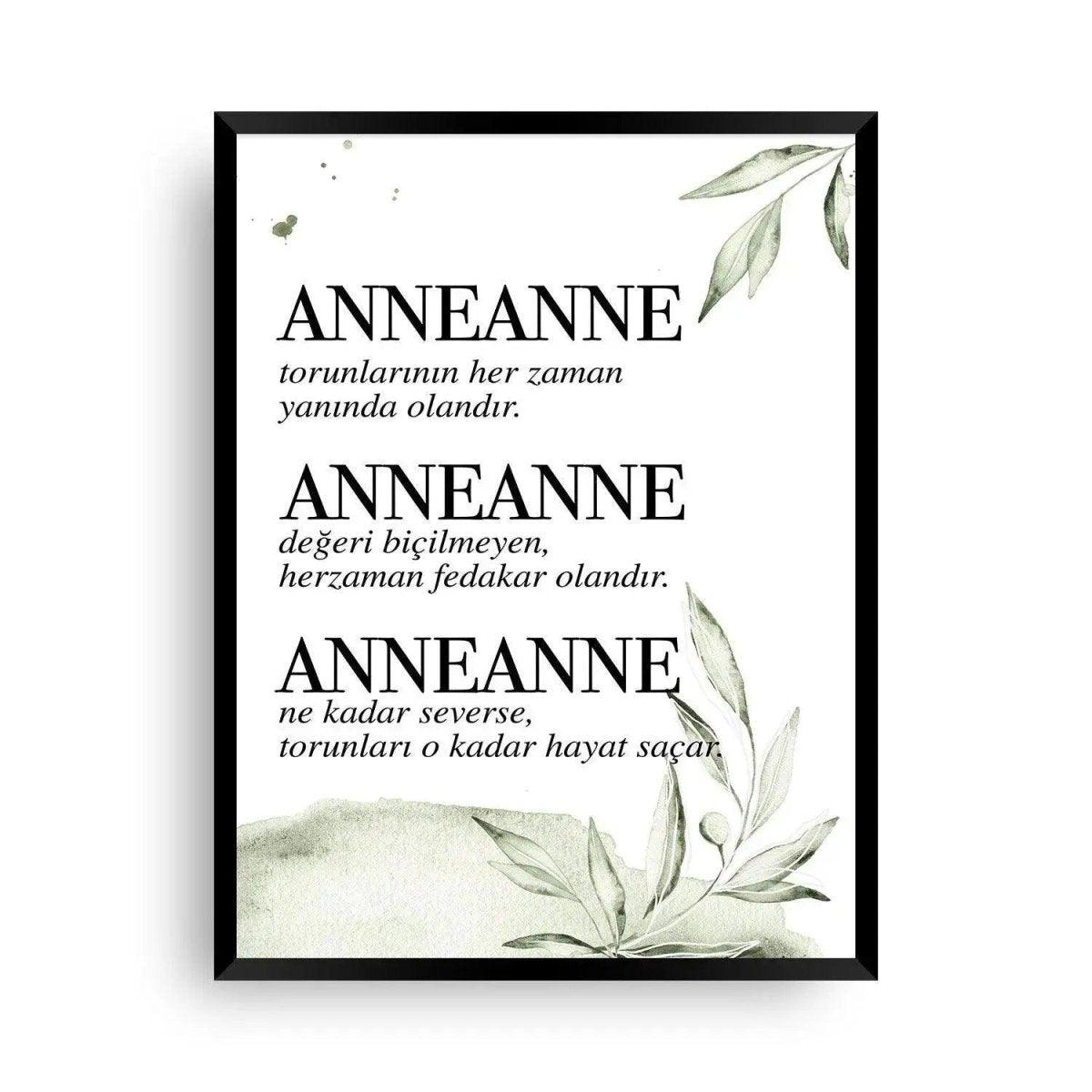 Geschenk Anneanne türkisch - Wandschmuck-Shop.de