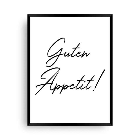 Guten Appetit - Küchenbild - Wandschmuck-Shop.de