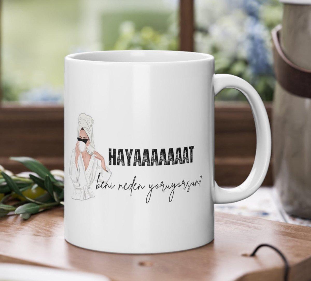 Hayat beni neden yoruyorsun? - Tasse - Wandschmuck-Shop.de