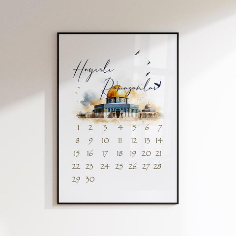 Hayirli Ramazanlar | Mescidi Aksa - Wandschmuck-Shop.de