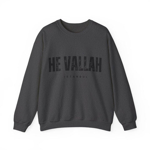 he Vallah Istanbul Luxuriöses Sweatshirt - Wandschmuck-Shop.de