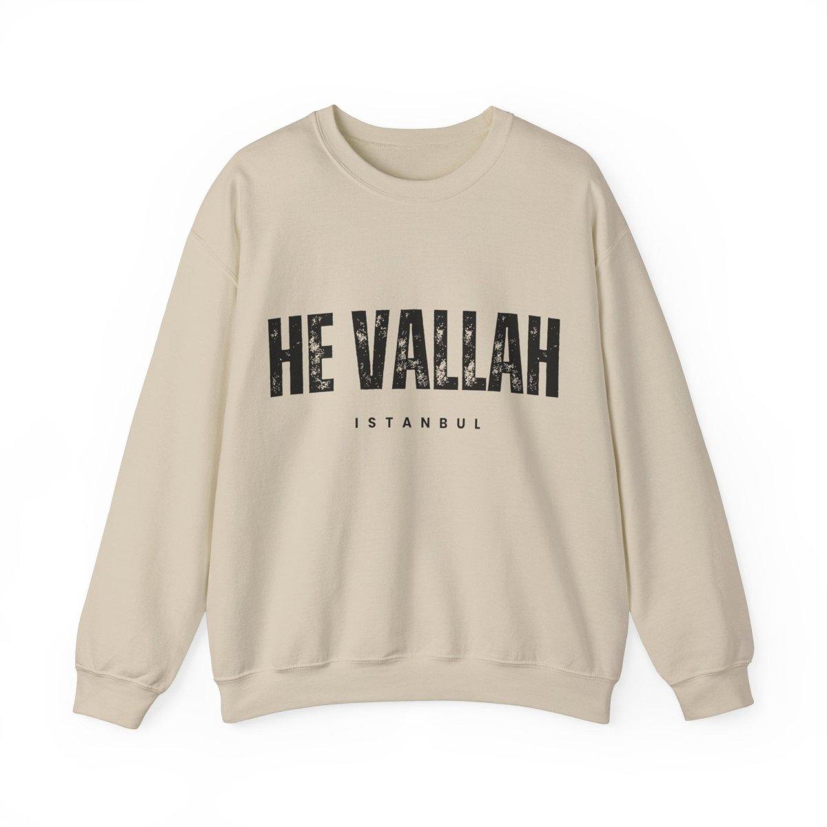 he Vallah Istanbul Luxuriöses Sweatshirt - Wandschmuck-Shop.de