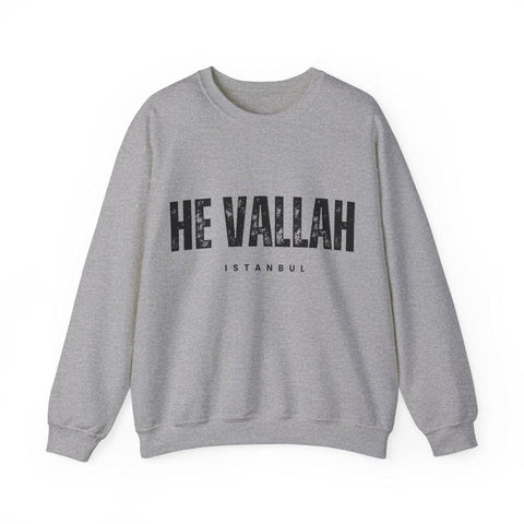 he Vallah Istanbul Luxuriöses Sweatshirt - Wandschmuck-Shop.de