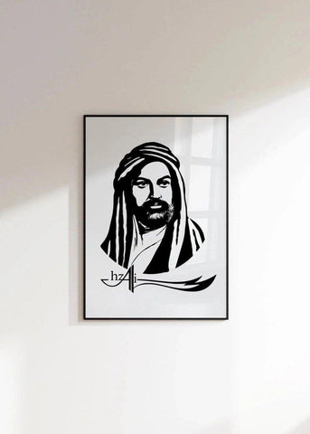 Hz Ali Poster - Hz Ali Wandbild - hz.ali - Wandschmuck-Shop.de