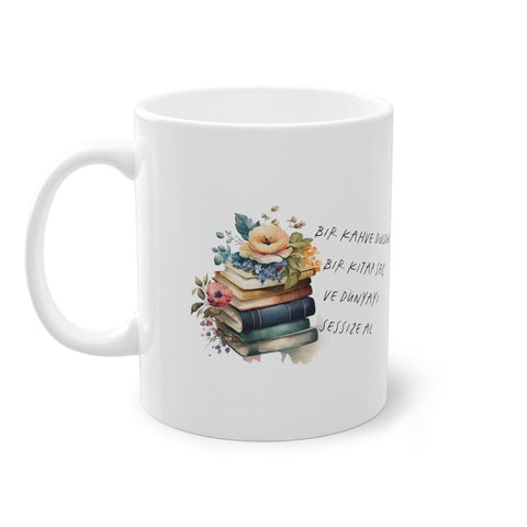 Kahve ve kitap Tasse - Wandschmuck-Shop.de