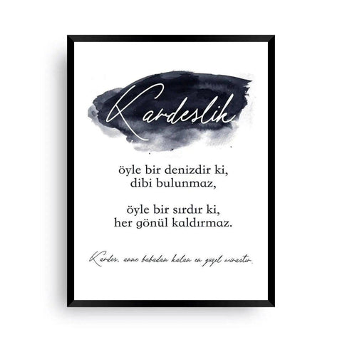 Kardes en güzel mirastir | Güzel sözler kisa - Wandschmuck-Shop.de