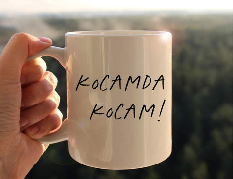 Kocamda kocam Spruch Tasse - Wandschmuck-Shop.de