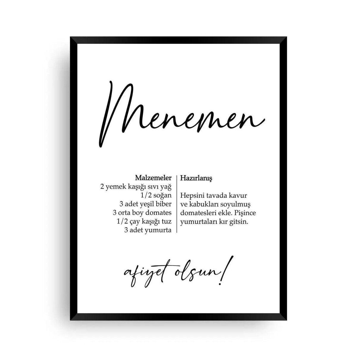 Küchen Poster Menemen - Wandschmuck-Shop.de