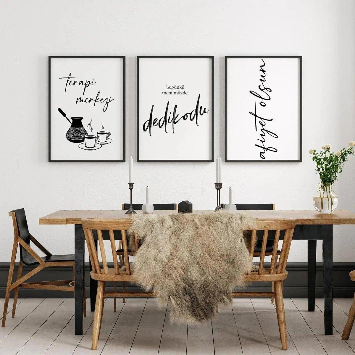 Küchen Set | Terapi merkezi - Wandschmuck-Shop.de