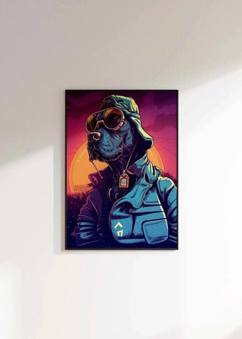 Leter Pan - Cyberpunk Poster - Wandschmuck-Shop.de