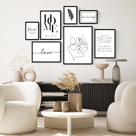 Love Set - Wanddeko Schlafzimmer - Wandschmuck - Shop.de