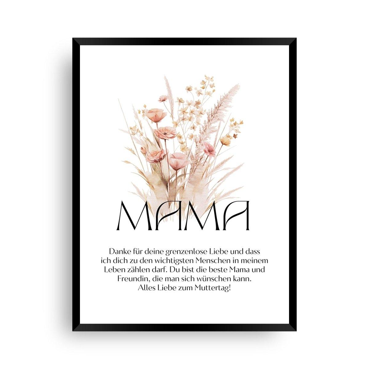 Mama - Geschenk zum Muttertag - Wandschmuck-Shop.de