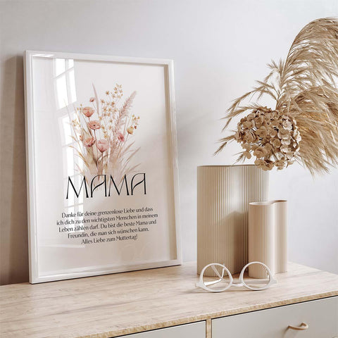 Mama - Geschenk zum Muttertag - Wandschmuck-Shop.de