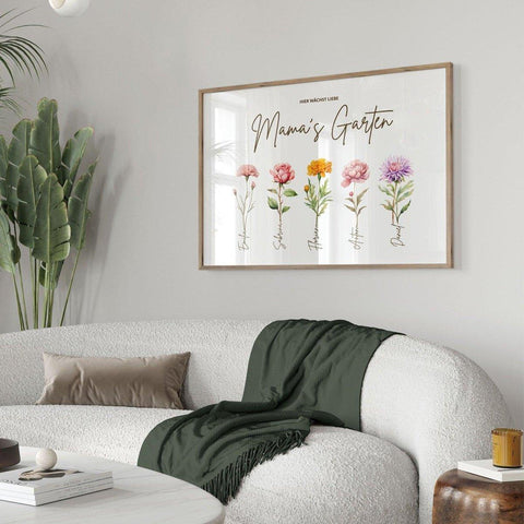 Mamas Garten | Namensbild - Wandschmuck-Shop.de