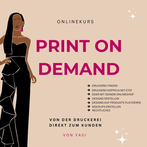 Onlinekurs - Print on Demand - Wandschmuck - Shop.de