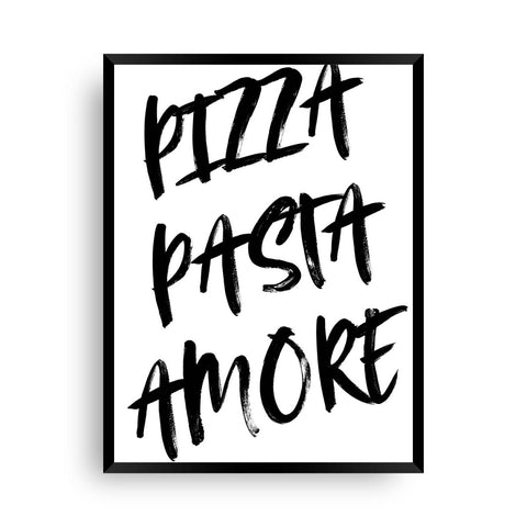 Pizza Pasta Amore Küchenbild - Wandschmuck - Shop.de