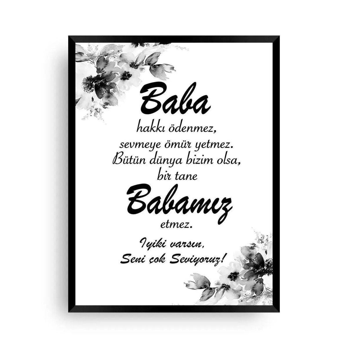 Poster Baba hakki - Wandschmuck-Shop.de