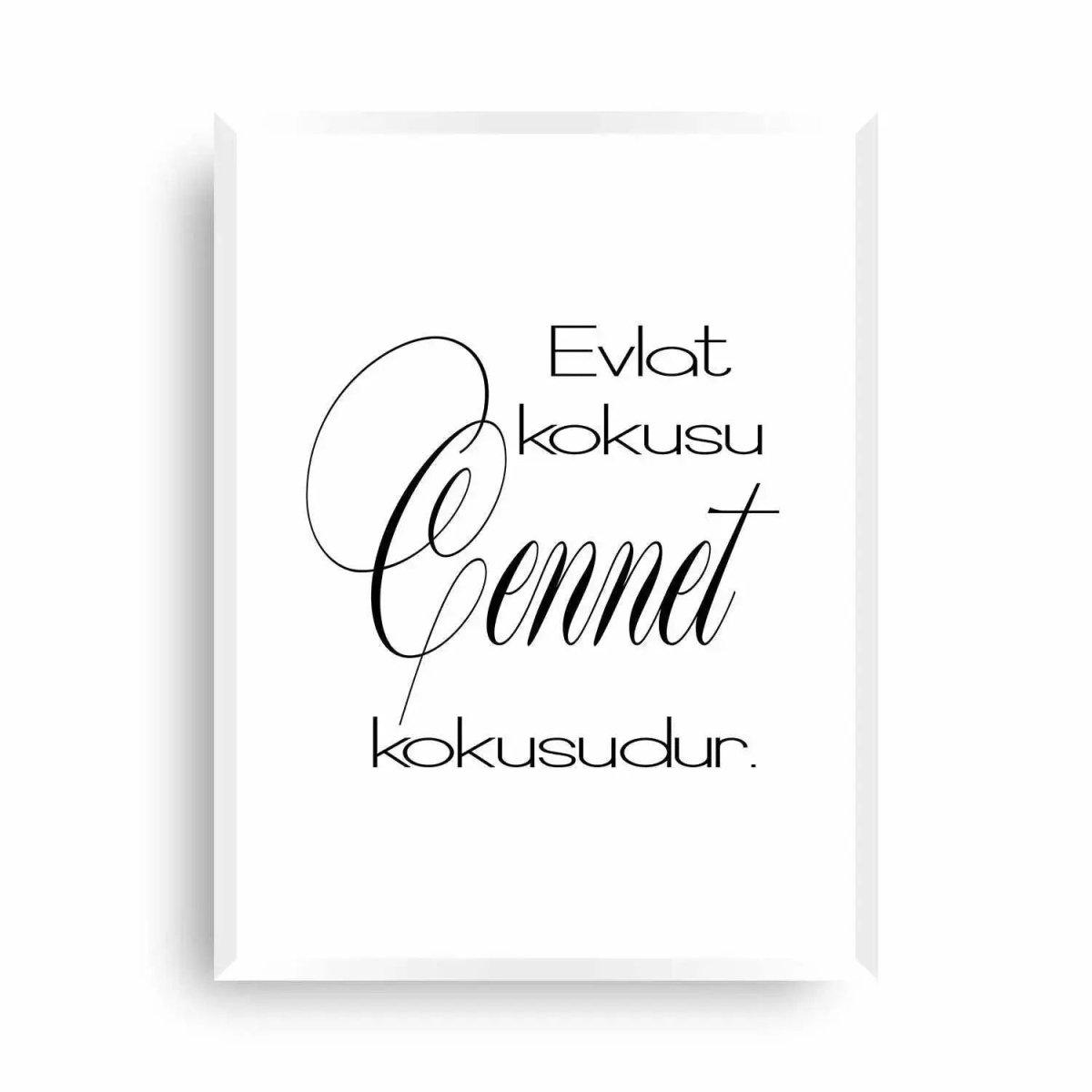 Poster Evlat Kokusu Cennet Kokusudur - Wandschmuck-Shop.de