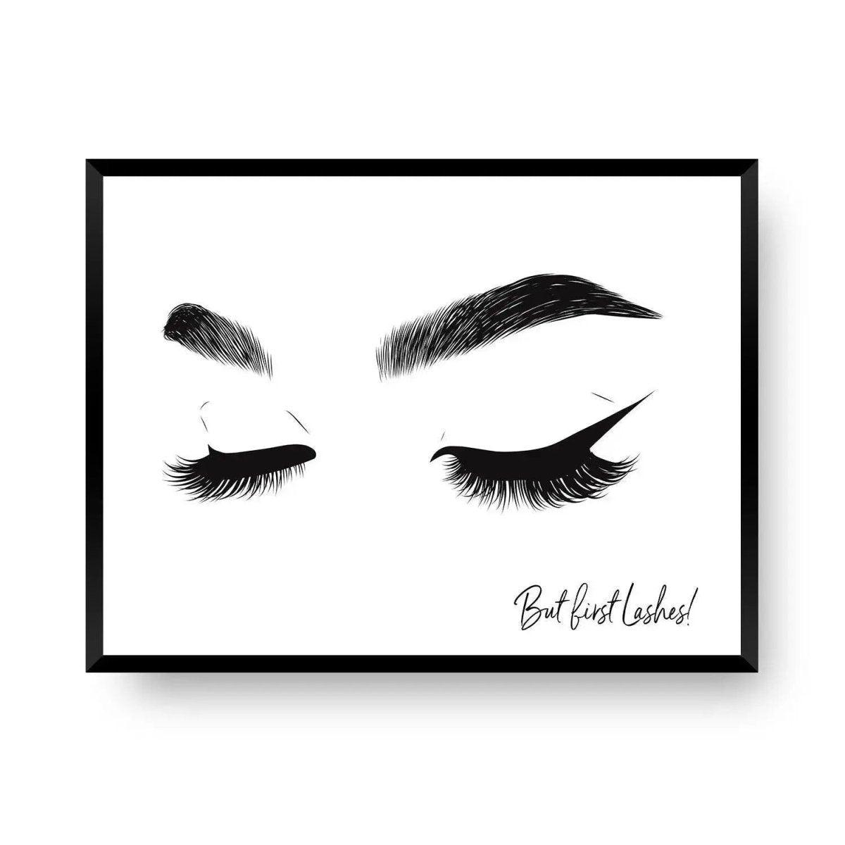 Poster Lashes - Wimpern Beauty Poster - Wandschmuck-Shop.de