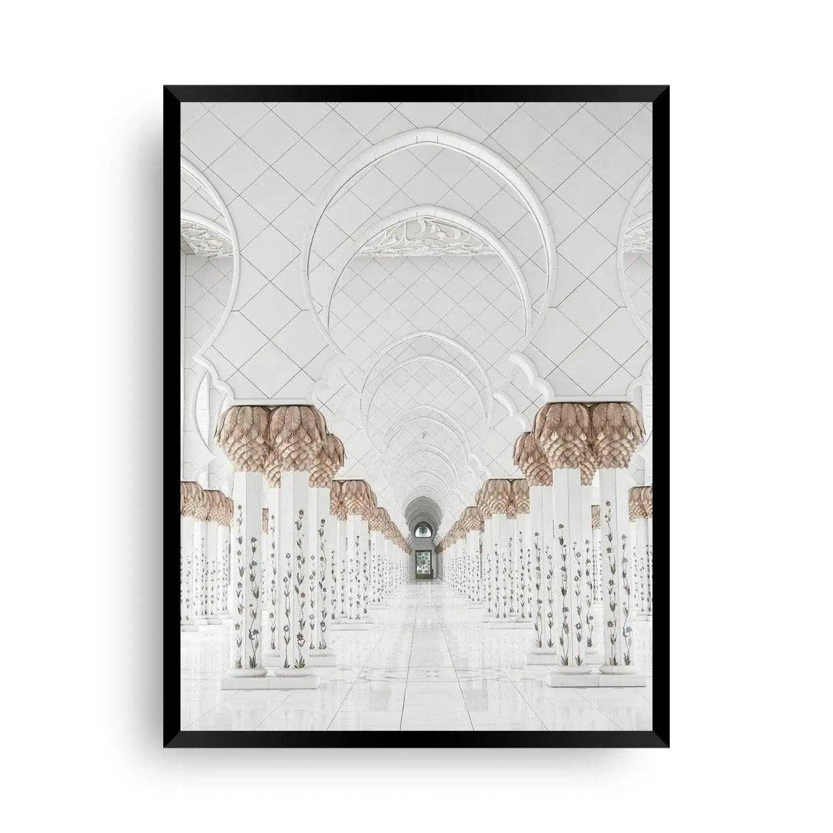 Poster Mosque Abu Dhabi Abbildung - Wandschmuck-Shop - Wandschmuck-Shop.de