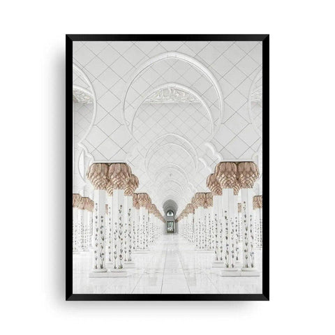 Poster Mosque Abu Dhabi Abbildung - Wandschmuck-Shop - Wandschmuck-Shop.de