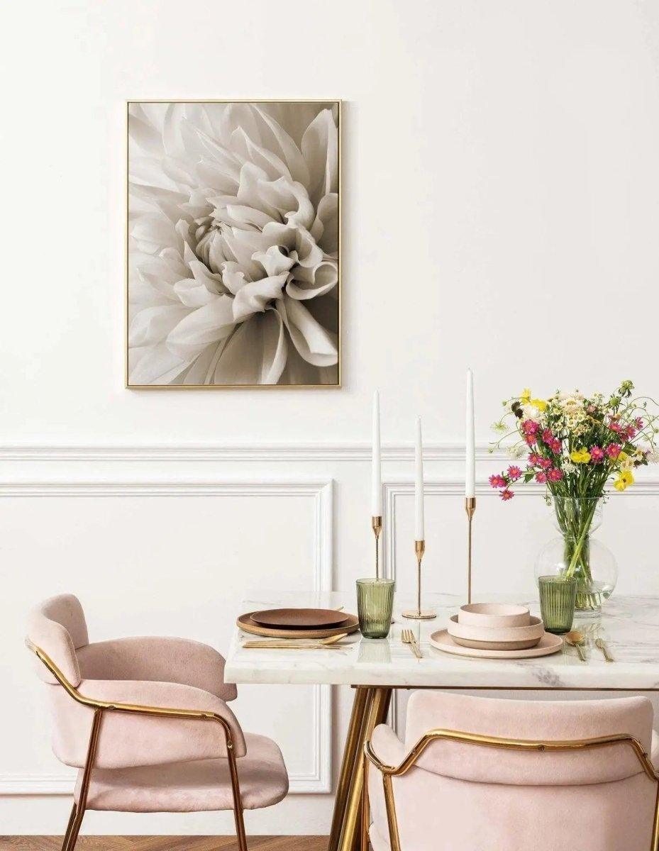 Rosenposter beige, Pfingstrose, Narzissenposter, Blumenposter beige, Rosenposter beige, wanddeko floral, blumen poster - Wandschmuck-Shop.de