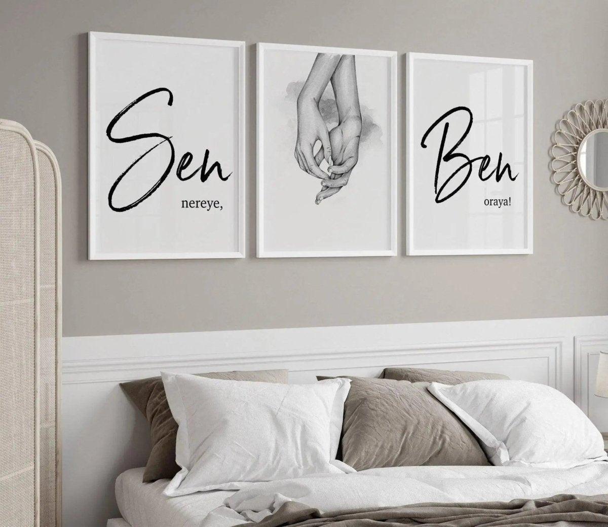 Sen Ben - Schlafzimmer Bild - Wandschmuck-Shop.de