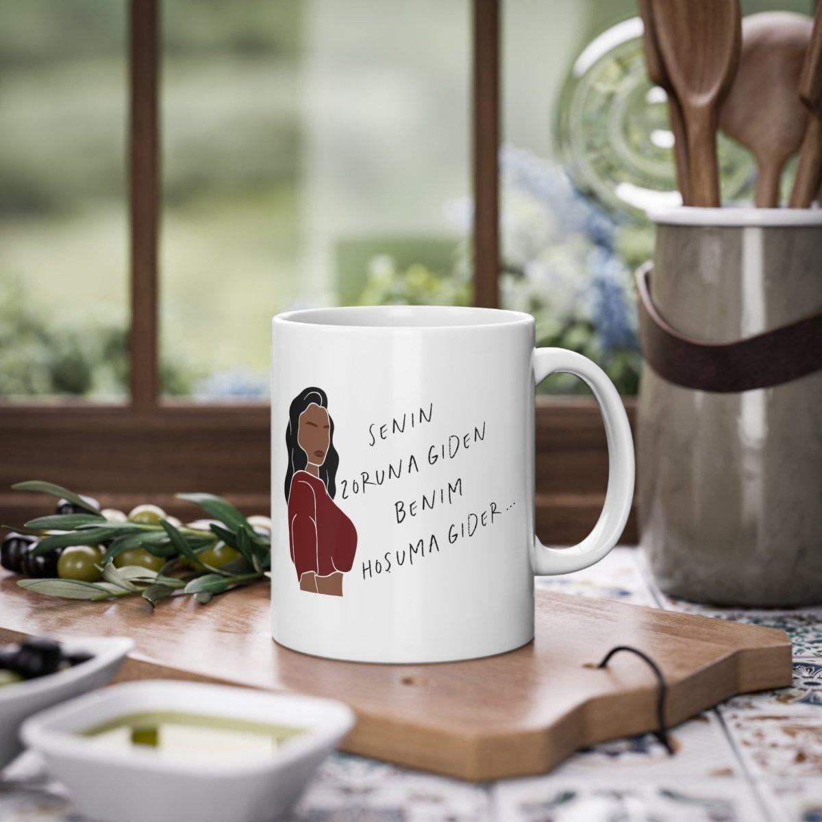 Senin zoruna giden, benim hoşuma gider Tasse - Wandschmuck-Shop.de